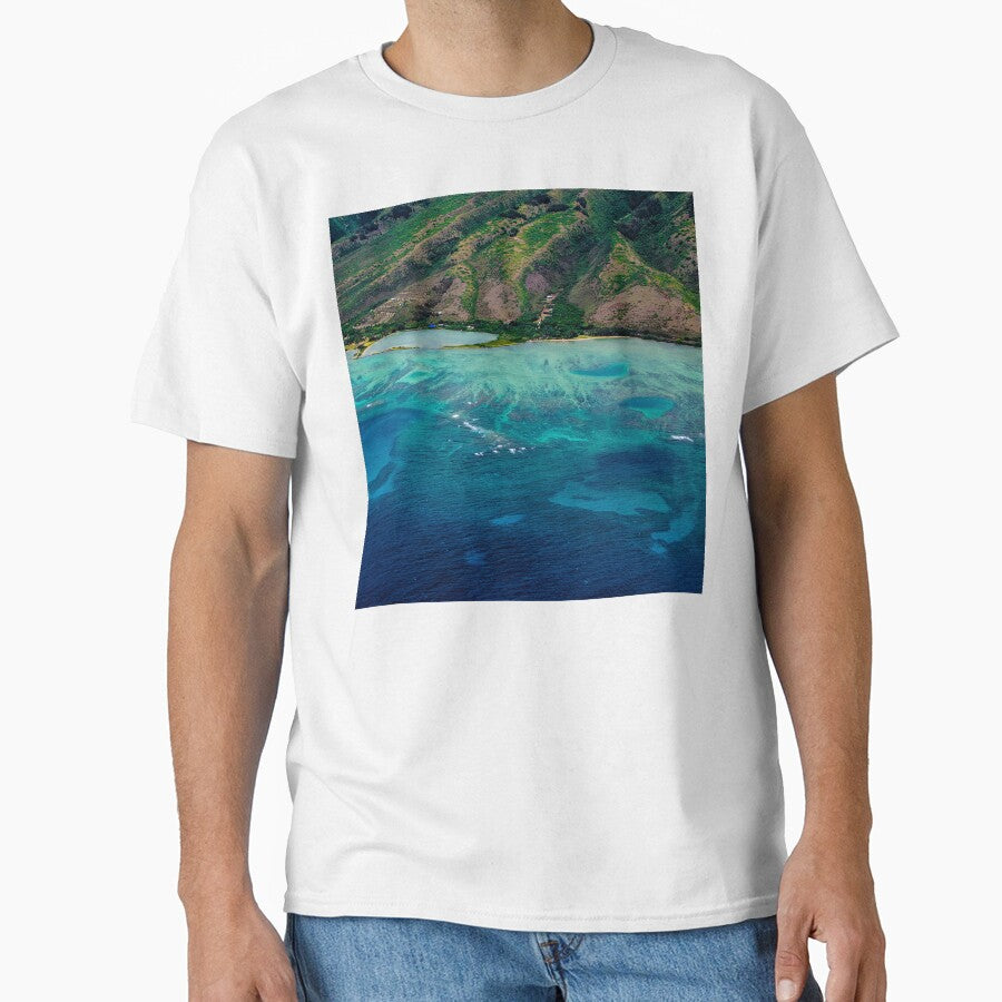 Exotic, Scenic, Tropical Ocean Bay in Maui, Hawaii Art Photo by DEC02 T-Shirts, Hoodie, Sweatshirt (Image 1)
