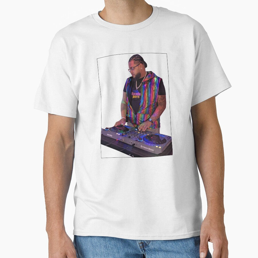 DJ P-Lo The Karaoke Boys Turntables Tee by TheKaraokeBoys Hoodie, Sweatshirt | BlankRebels.com (Image 1)