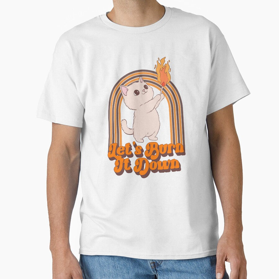 Let’s burn it down cat by Jess.a.creates