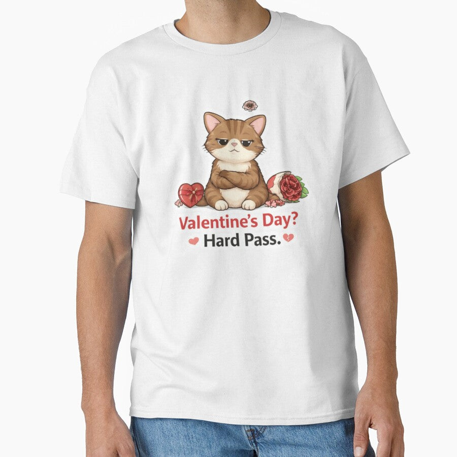 Valentine’s Day? Hard Pass. by Hiranyakashipu S T-Shirts, Hoodie, Sweatshirt | BlankRebels.com (Image 1)