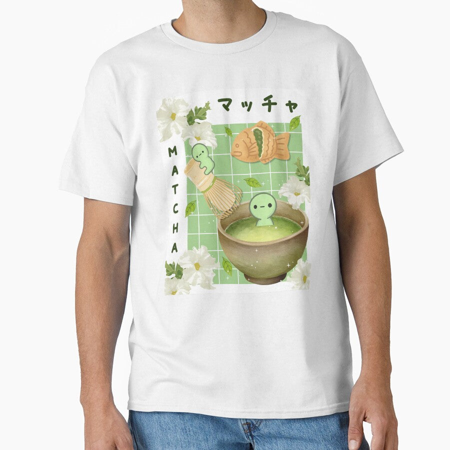 Kawaii Matcha Green Guys Japanese Tea by starbunnykawaii T-Shirts, Hoodie, Sweatshirt | BlankRebels.com (Image 1)