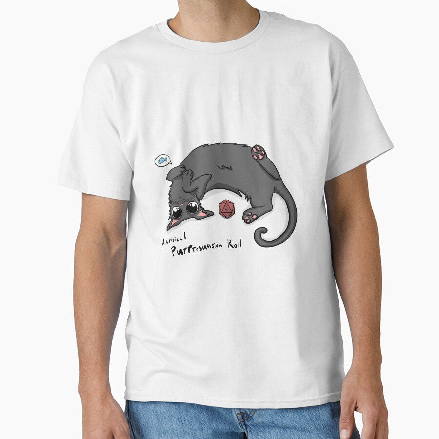 A critical purrrrsuasion roll by Catticore T-Shirts, Hoodie, Sweatshirt | BlankRebels.com (Image 1)