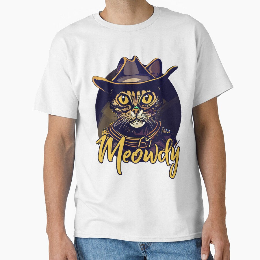 Cool Meowdy Cowboy Cat by lebleugreigz T-Shirts, Hoodie, Sweatshirt | BlankRebels.com (Image 1)