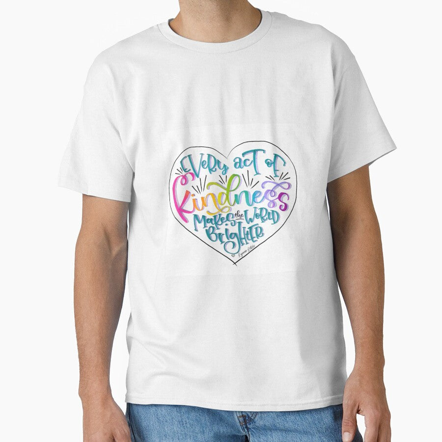 Inspirational Quote - Hand Lettering by Lyssa's Letters "Kindness" by Lyssa's  Letters T-Shirts, Hoodie, Sweatshirt (Image 1)