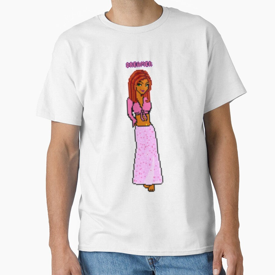 Dollz Mania Pixelated Doll 2000s Brown Hair Dreamer T-Shirts, Hoodie, Sweatshirt