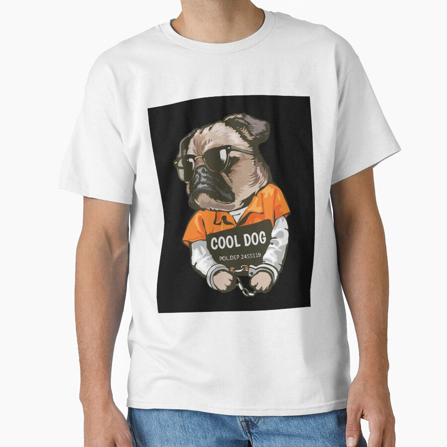 cool dog t-shirt by satya881