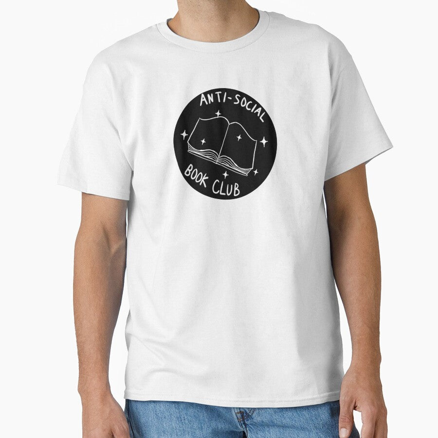 Anti social Book Club (Black) by Artfaithfully- T-Shirts, Hoodie, Sweatshirt | BlankRebels.com (Image 1)