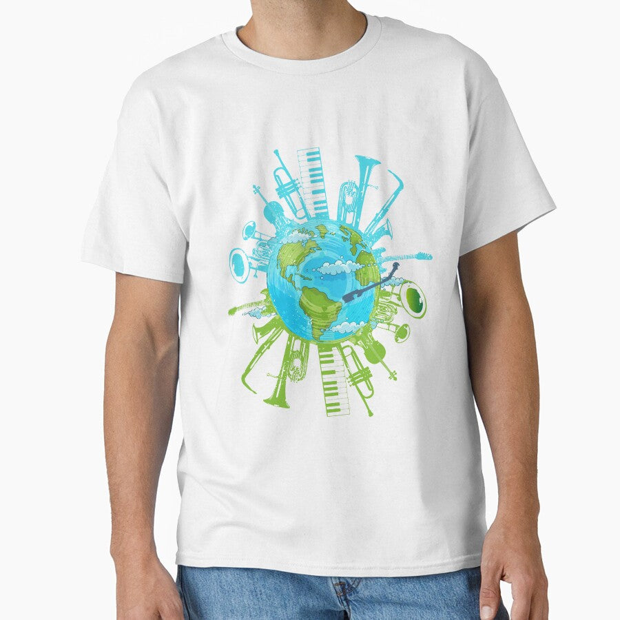 Music World, Vinyl World by Artpeggio T-Shirts, Hoodie, Sweatshirt | BlankRebels.com (Image 1)
