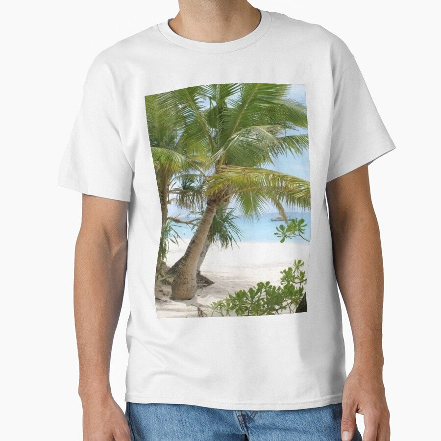 Ocean Palm Trees by The Happiness Market T-Shirts, Hoodie, Sweatshirt | BlankRebels.com (Image 1)