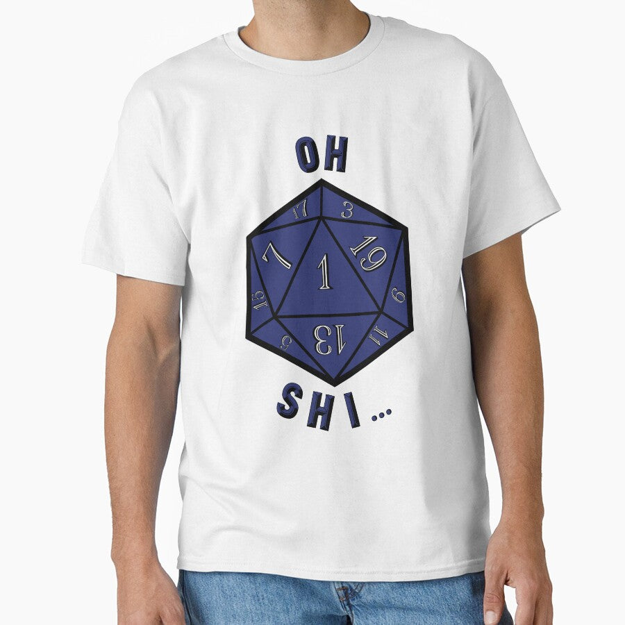 Critical Fail Dungeons and Dragons D20 Dice Blue by Geek-Shack T-Shirts, Hoodie, Sweatshirt | BlankRebels.com (Image 1)