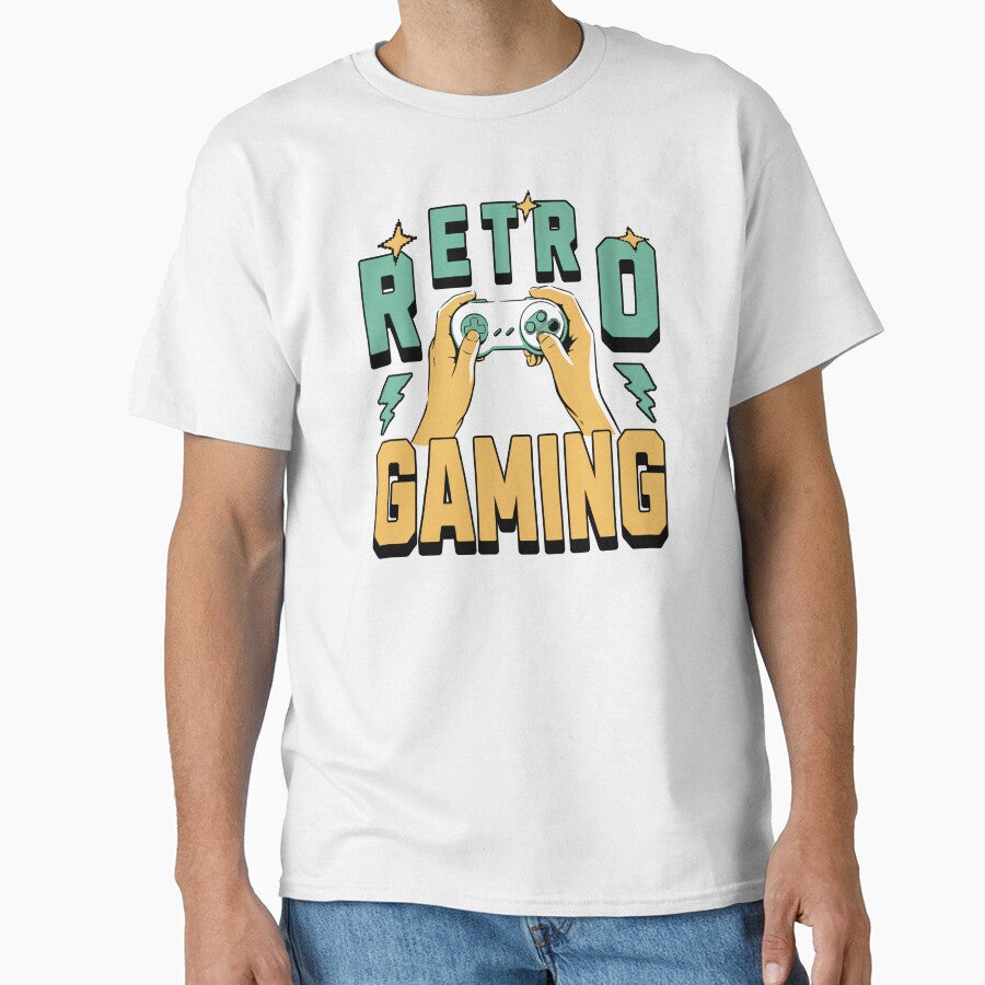 Retro Gaming Controller 90s Gamer by PrintCrafting T-Shirts, Hoodie, Sweatshirt | BlankRebels.com (Image 1)