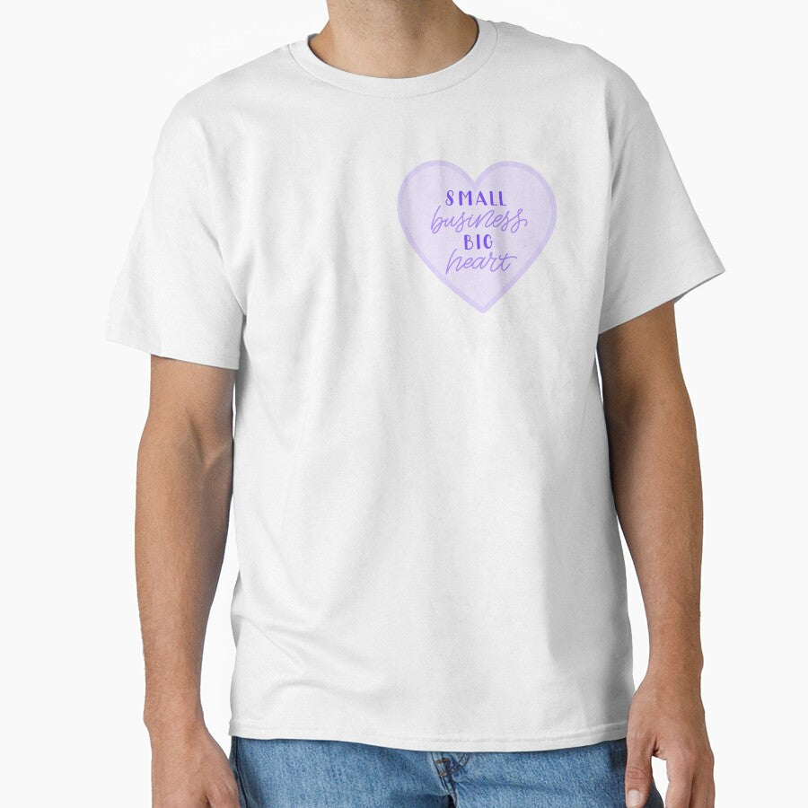 small business, big heart in purple by prismatic paper co