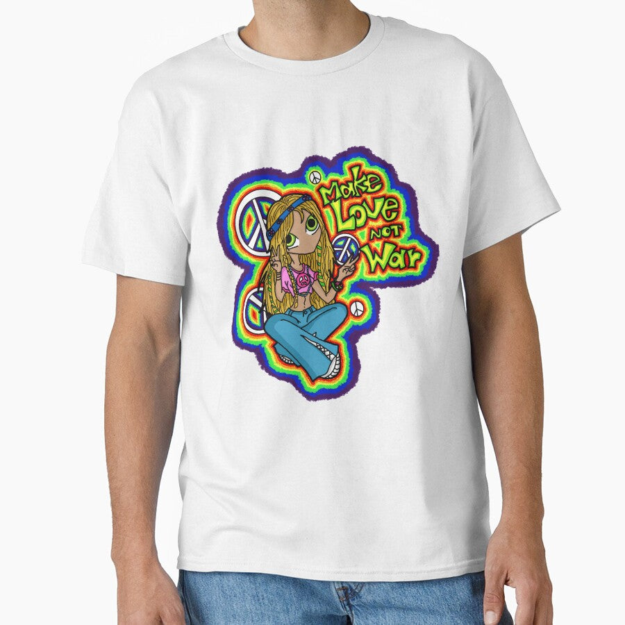 Hippie (Background) by Sadie Turner T-Shirts, Hoodie, Sweatshirt | BlankRebels.com (Image 1)