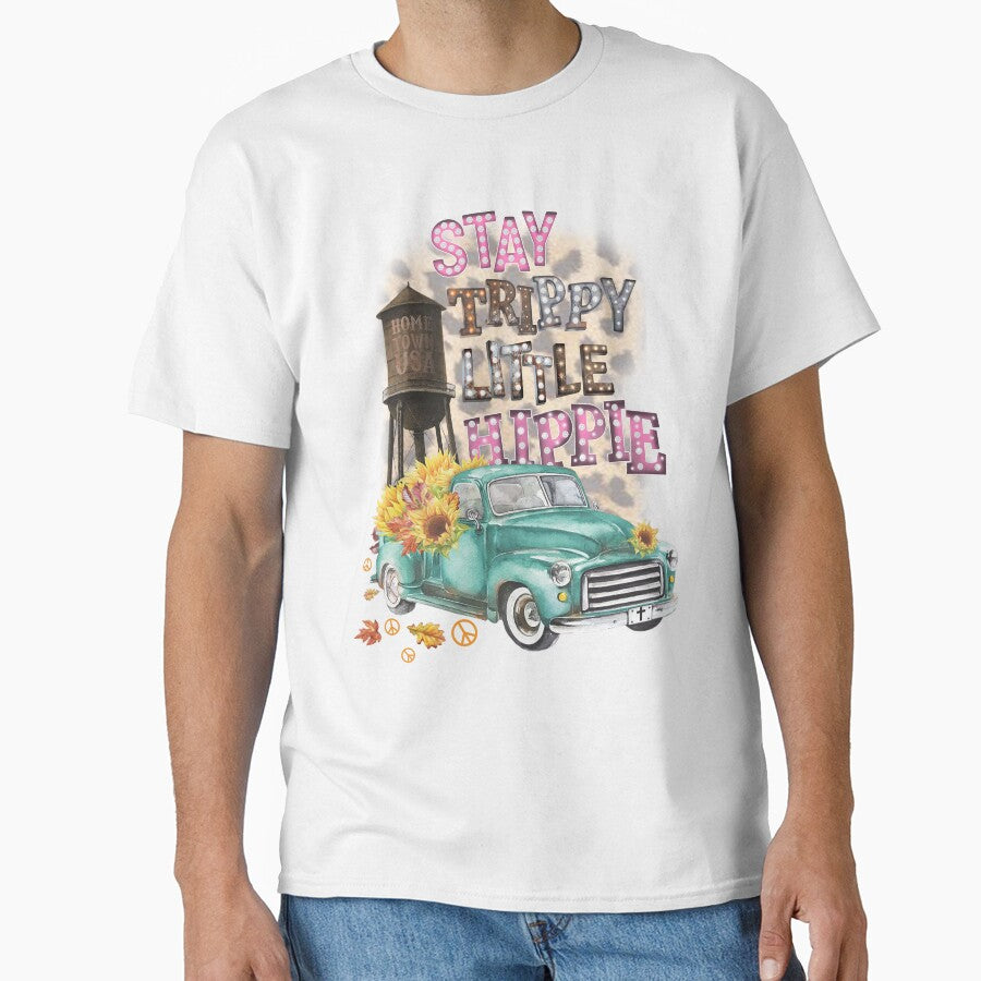 Stay trippy little hippie vintage farmhouse by artsyfashion T-Shirts, Hoodie, Sweatshirt | BlankRebels.com (Image 1)
