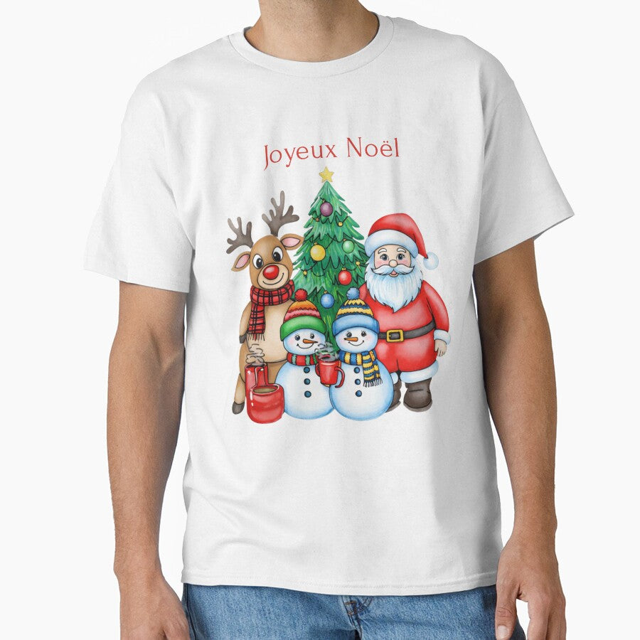 Merry Christmas Friends — Cute Family Characters Holiday Illustration by Artxotic Studio T-Shirts, Hoodie,... (Image 1)
