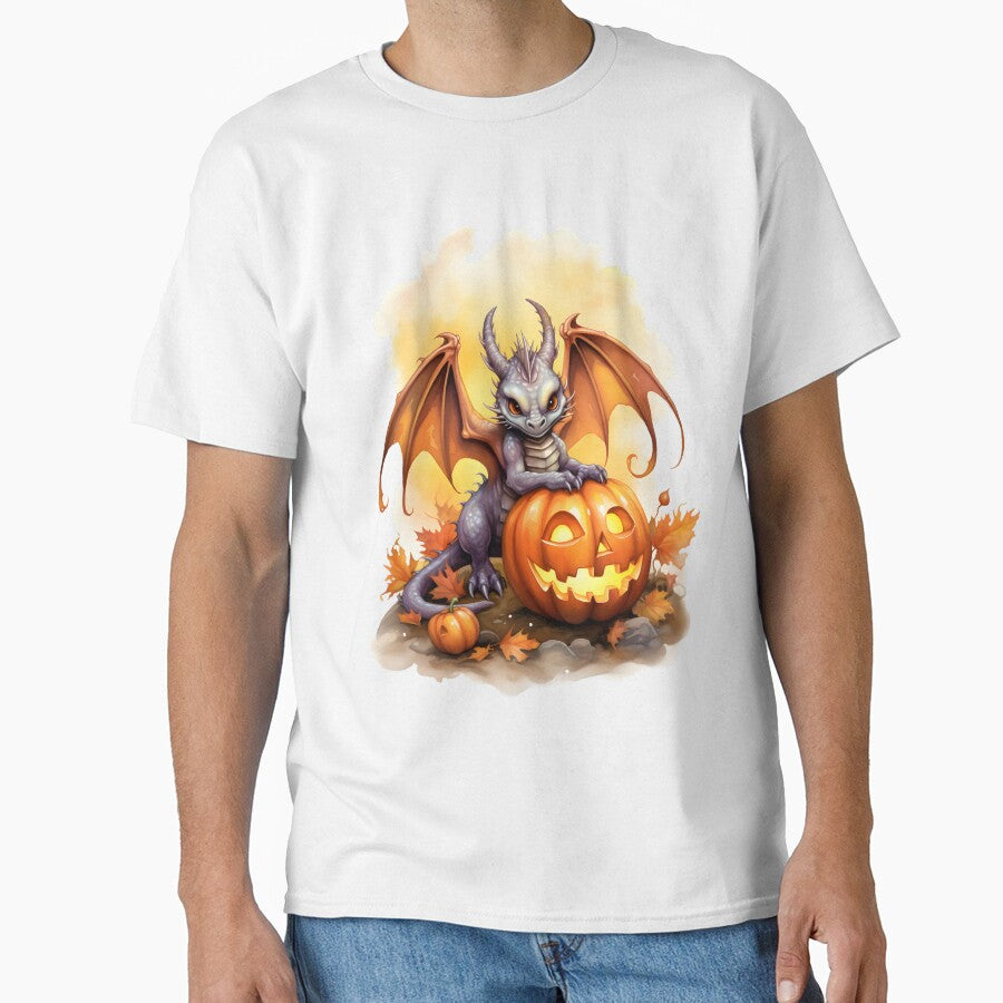 Enchanting Halloween Dragon Design - Spook-tacular Jack-o'-Lanterns and More! by Moo7shop T-Shirts, Hoodie,... (Image 1)