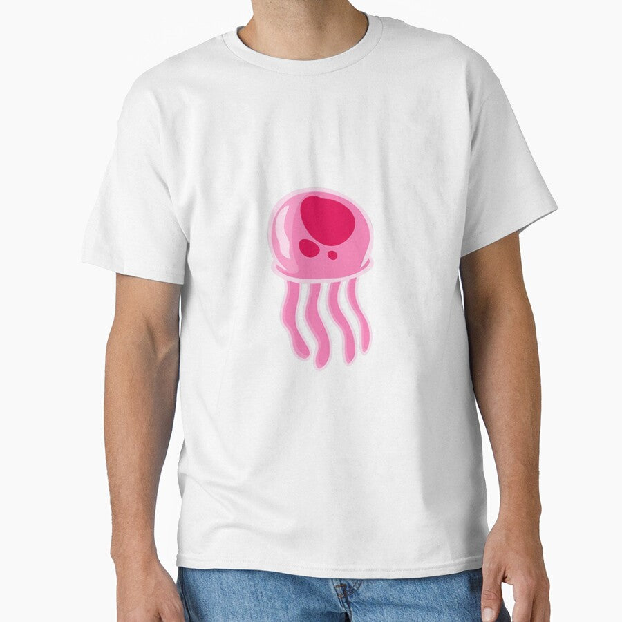Cute Floating Jellyfish with Soft Glow by Snowdog-Art