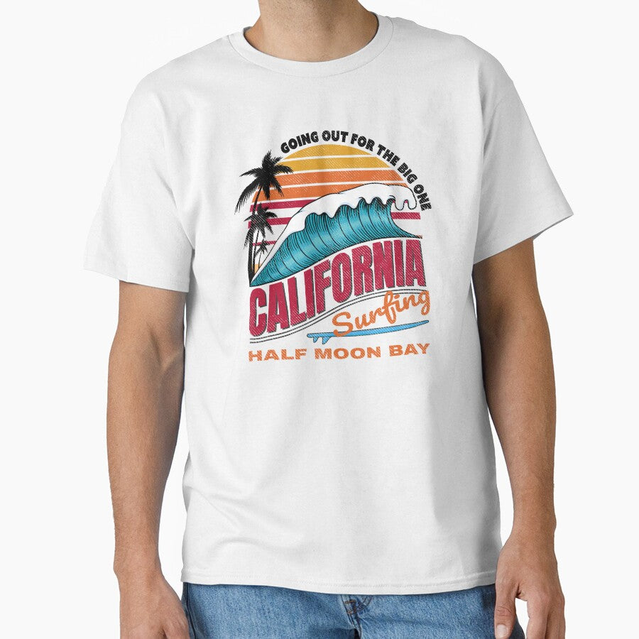 California Half Moon Bay Big Wave Surfing by Fitbys T-Shirts, Hoodie, Sweatshirt | BlankRebels.com (Image 1)