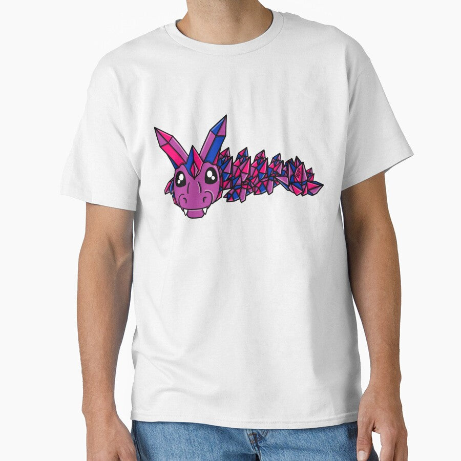 Bisexual Pride Crystal Fidget Dragon by SentABear T-Shirts, Hoodie, Sweatshirt | BlankRebels.com (Image 1)