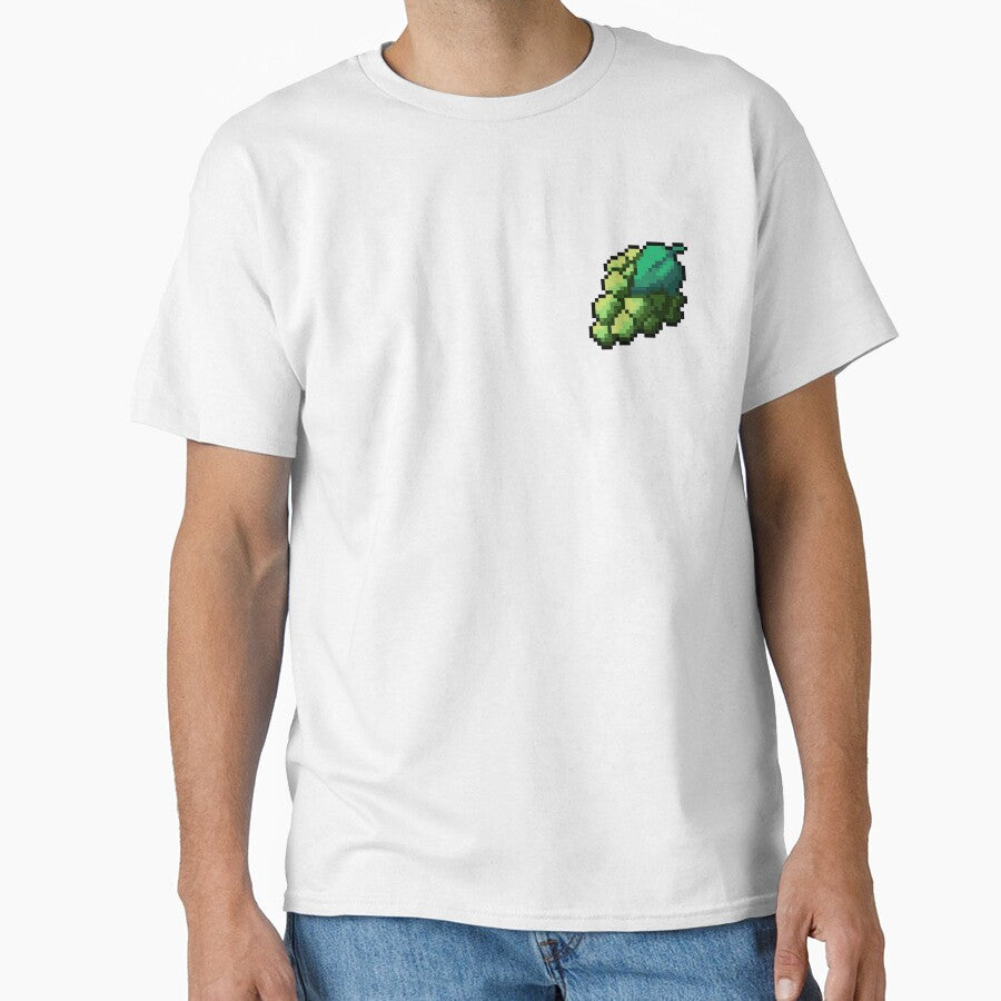 Pixel Green grapes - pixel food art by LittleFoodShop