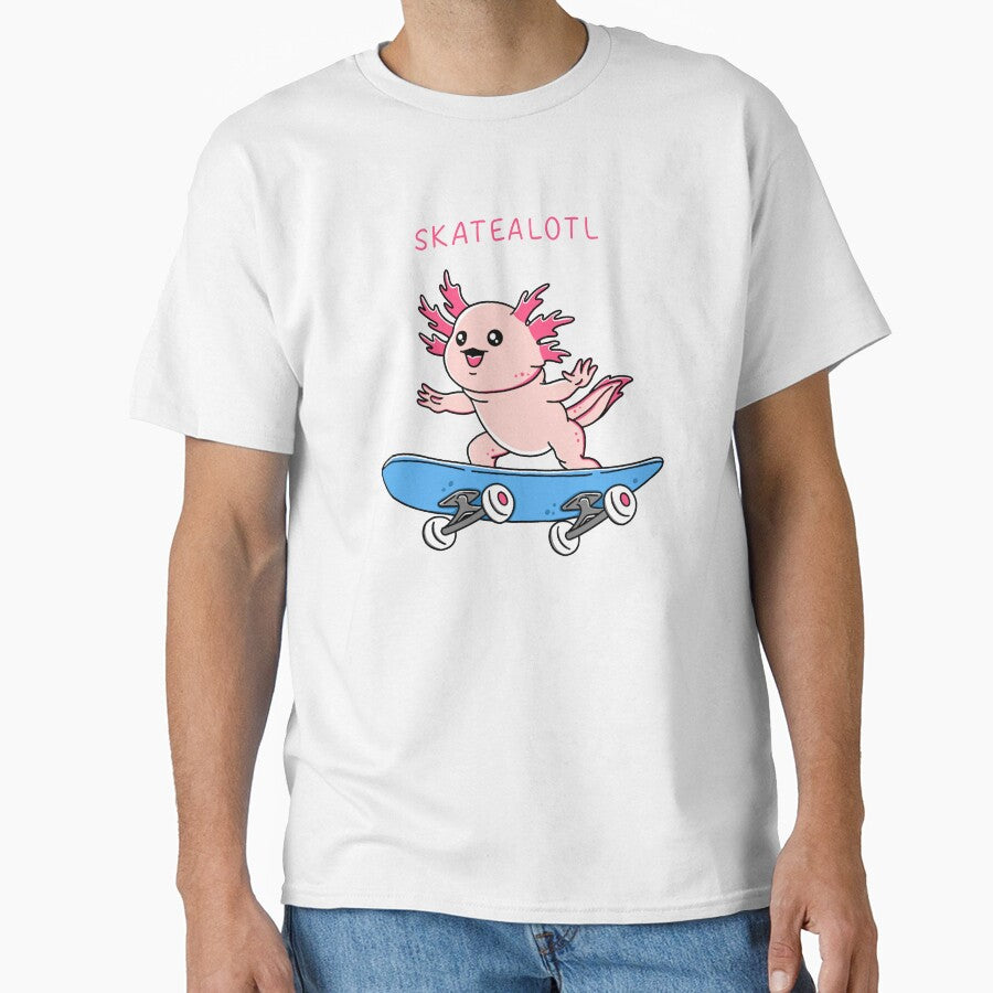 Axolotl Skateboard by Kimprut T-Shirts, Hoodie, Sweatshirt | BlankRebels.com (Image 1)