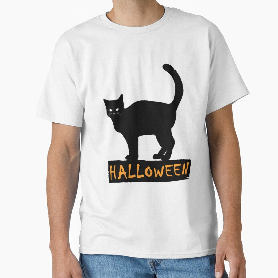 Black Cat Happy Halloween T-Shirts, Hoodie, Sweatshirt