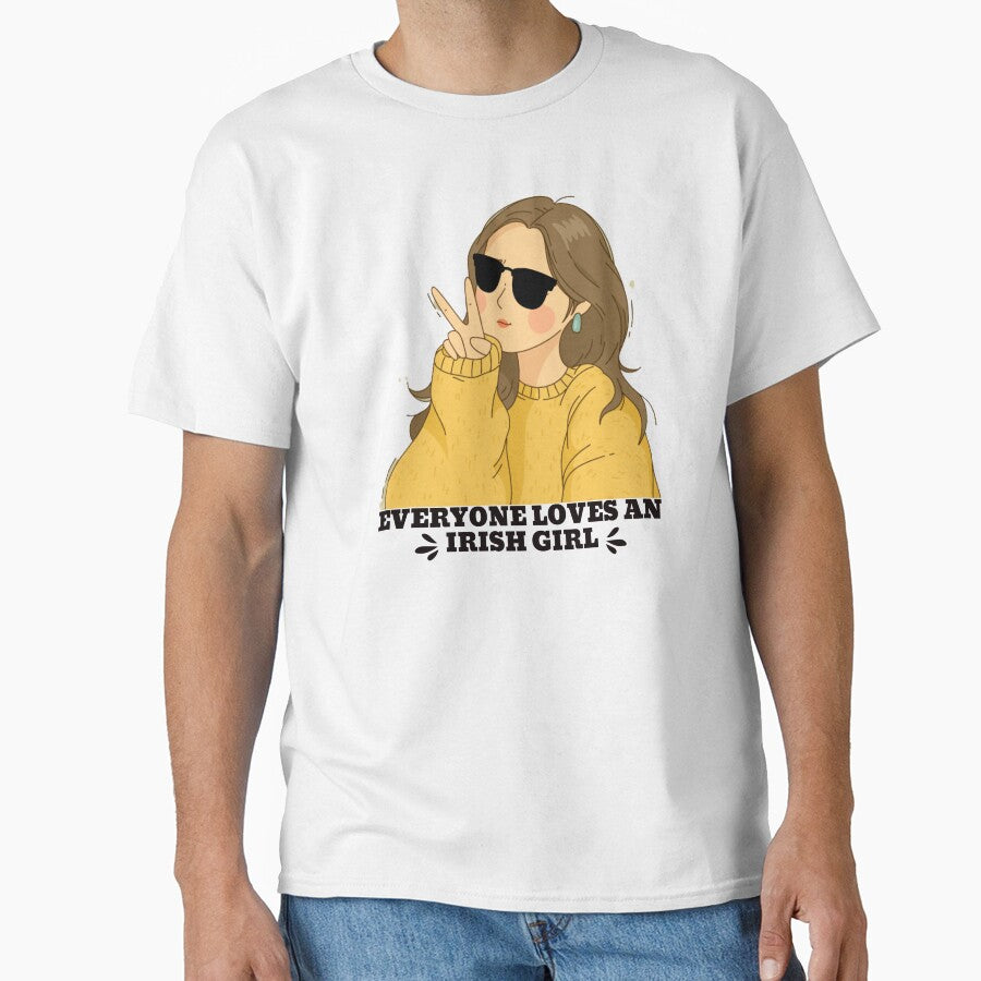 everyone loves an irish girl by FASHIONMED49 T-Shirts, Hoodie, Sweatshirt | BlankRebels.com (Image 1)