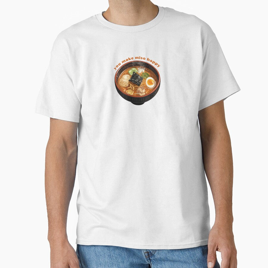You Make Miso Happy - Cute Pun | TeeHee Puns Funny Design by TeeHee Puns