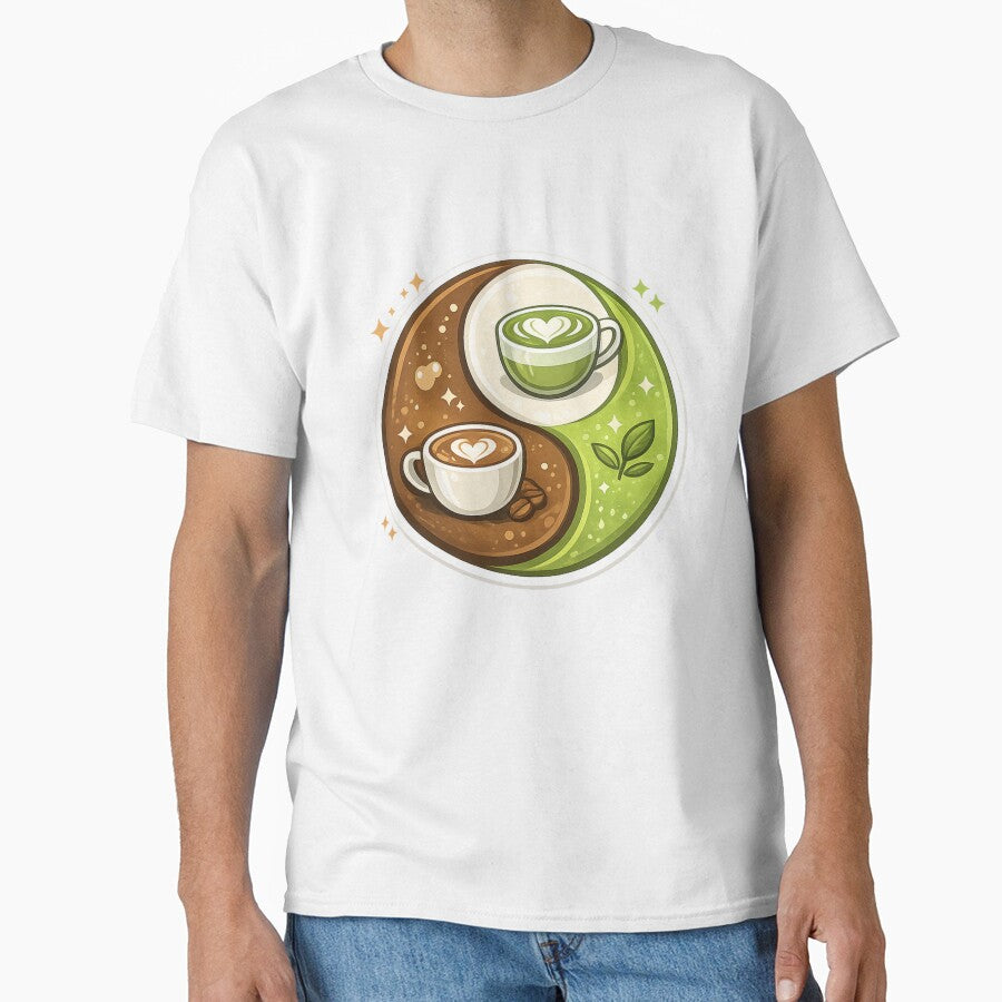 Coffee x Matcha Balance by ViralCollector T-Shirts, Hoodie, Sweatshirt | BlankRebels.com (Image 1)