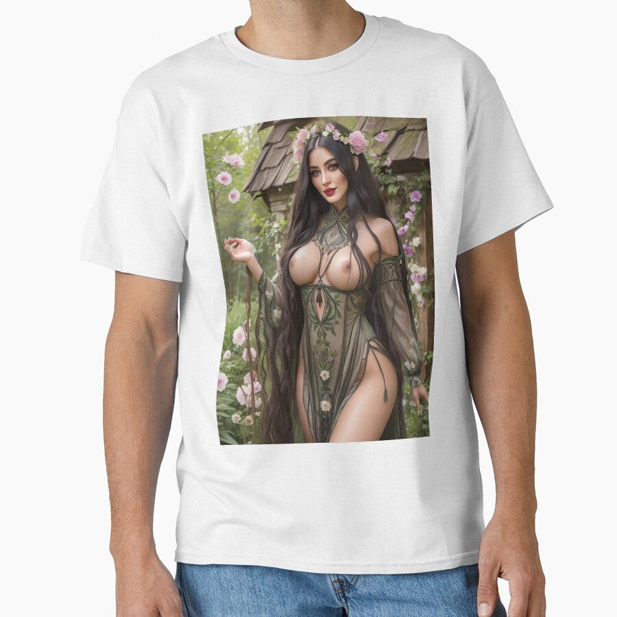 Blossoms & Breezes: Capturing the Spirit of Cottagecore Femininity by MissSaylor T-Shirts, Hoodie, Sweatshirt (Image 1)