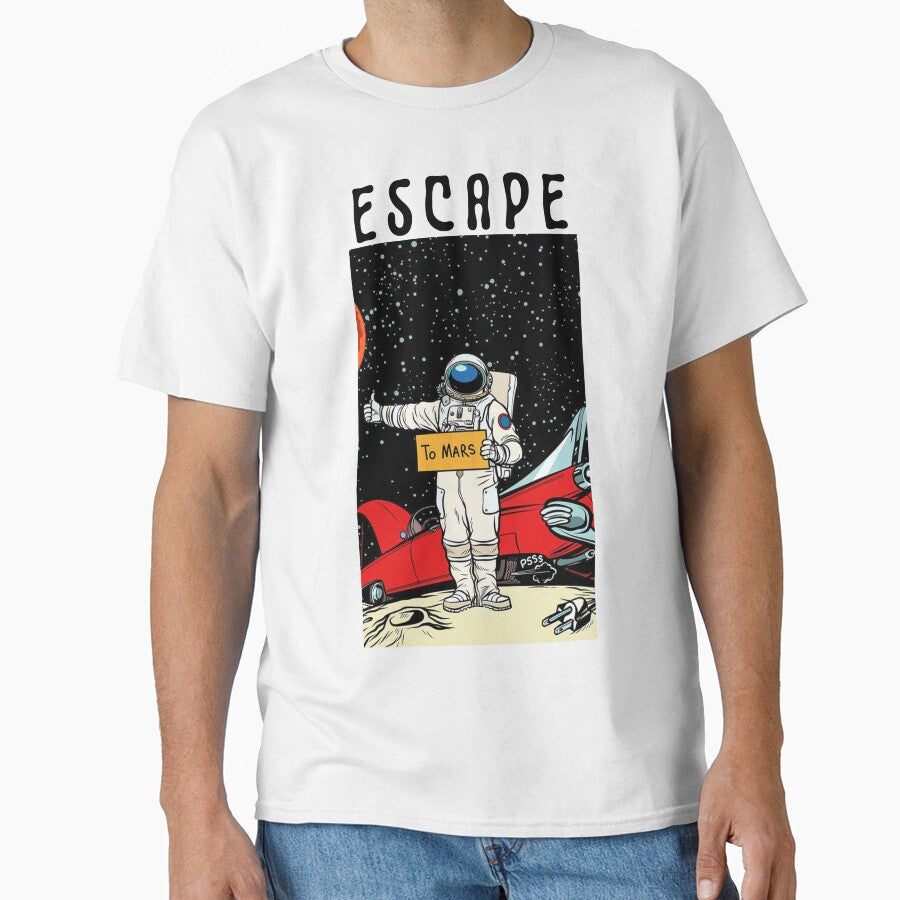 ESCAPE EARTH by -DEEWOLF- T-Shirts, Hoodie, Sweatshirt | BlankRebels.com (Image 1)