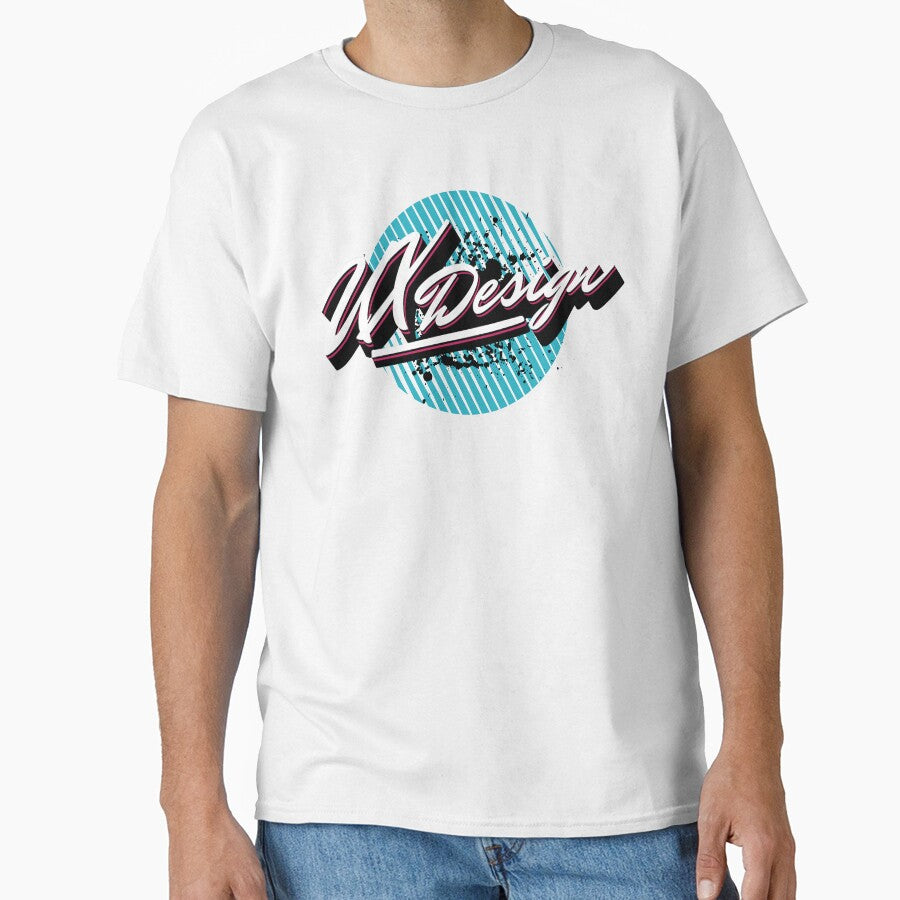 Simple Modern Text UX/UI Designer Shirt by knapst