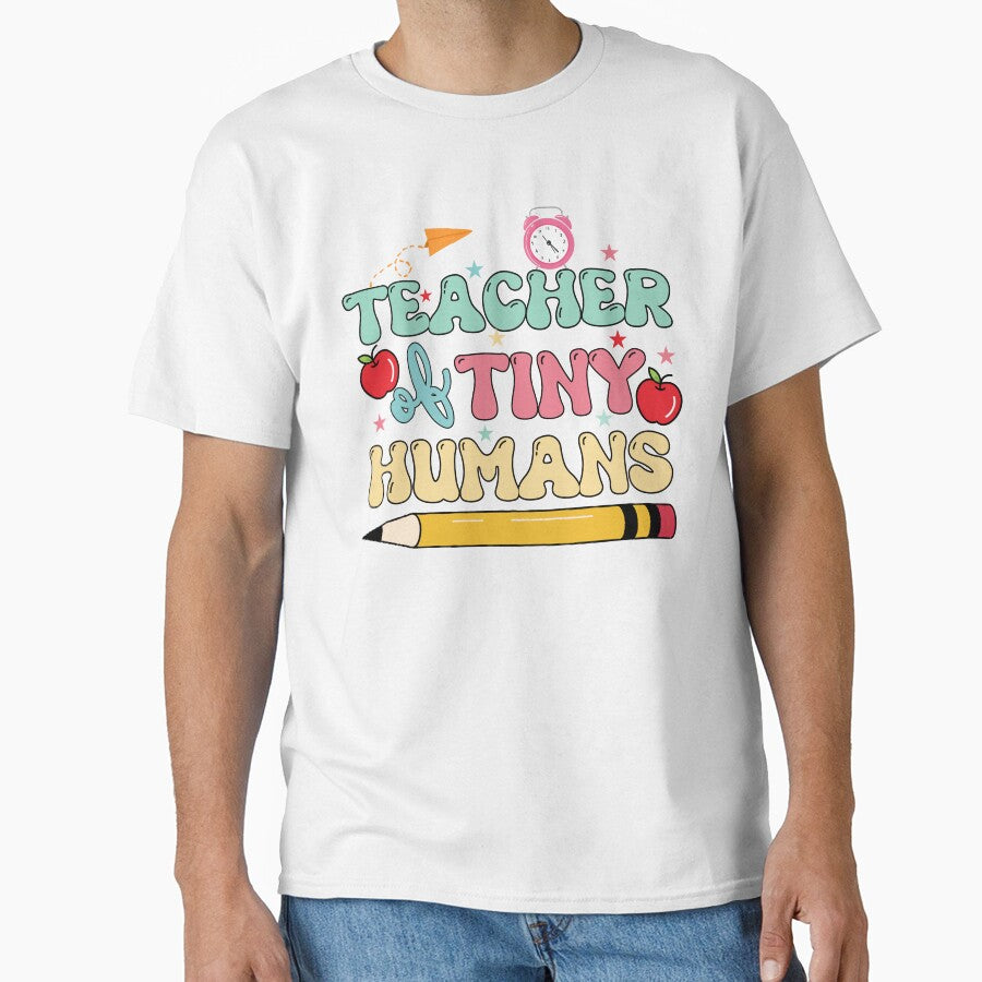 Teacher Of Tiny Humans by dooddles T-Shirts, Hoodie, Sweatshirt | BlankRebels.com (Image 1)