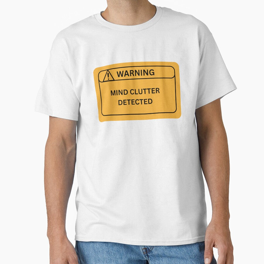 Warning: Mind Clutter Detected - Stoicism Philosophy by LexaArtworks T-Shirts, Hoodie, Sweatshirt | BlankRebels.com (Image 1)