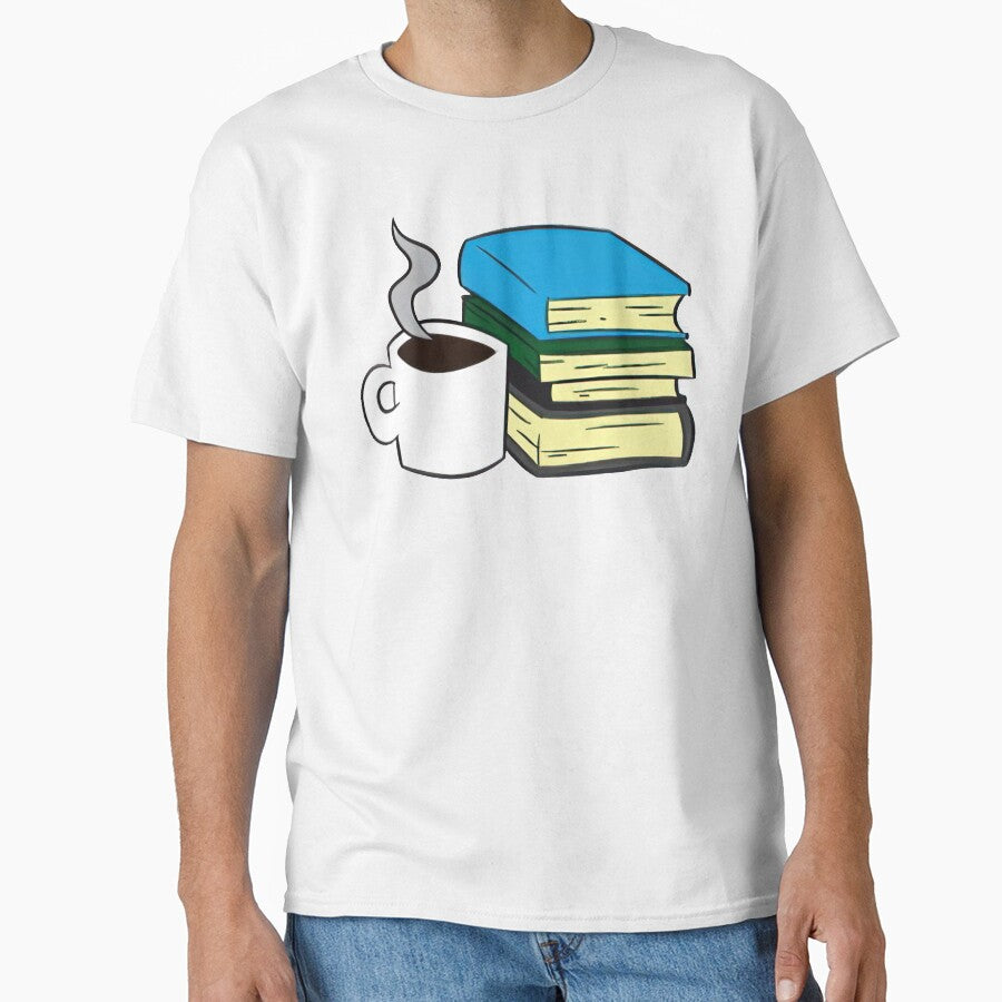 Book Reading And Coffee Books And Coffee Bookworm, coffee and book lovers by DuongBui T-Shirts, Hoodie, Sweatshirt (Image 1)