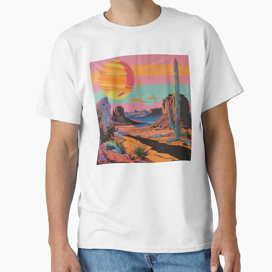 Desert Planet Retro Pop Art 7 by AstroRisq