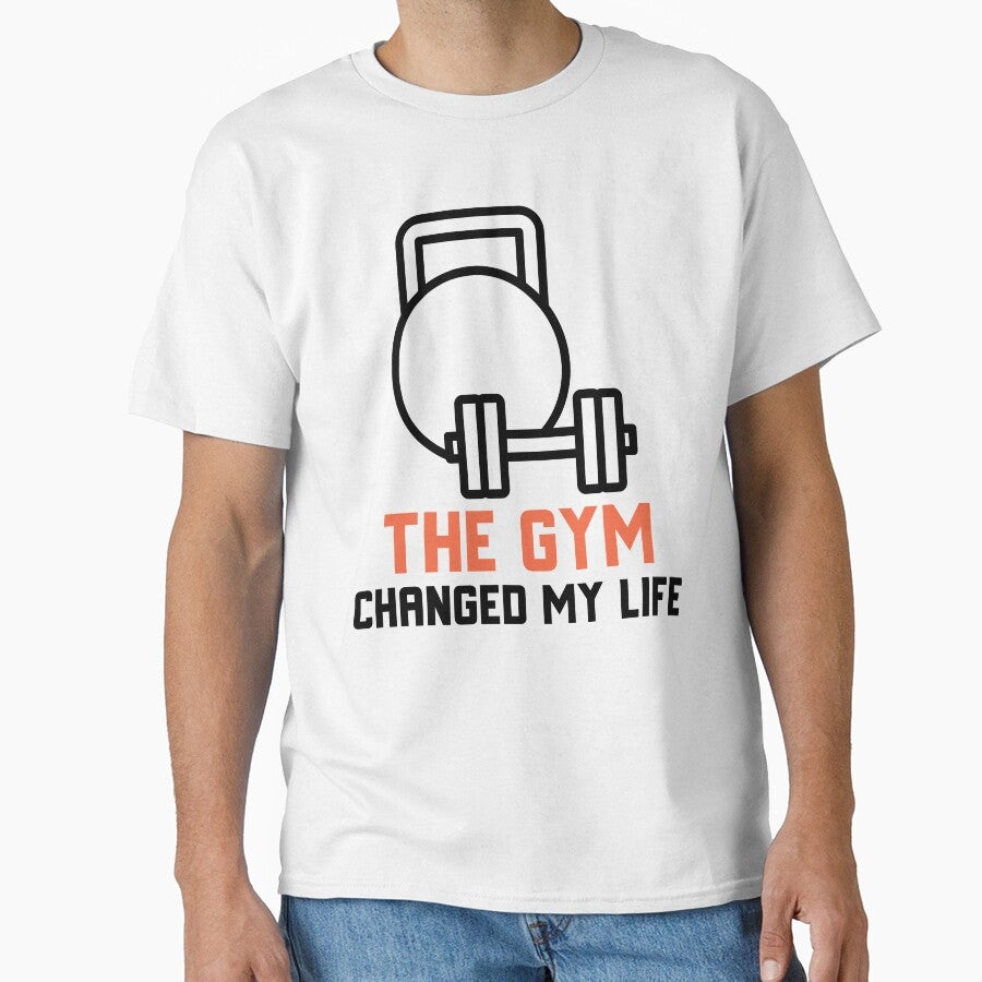 The Gym Changed My Life by GymMotivation T-Shirts, Hoodie, Sweatshirt | BlankRebels.com (Image 1)