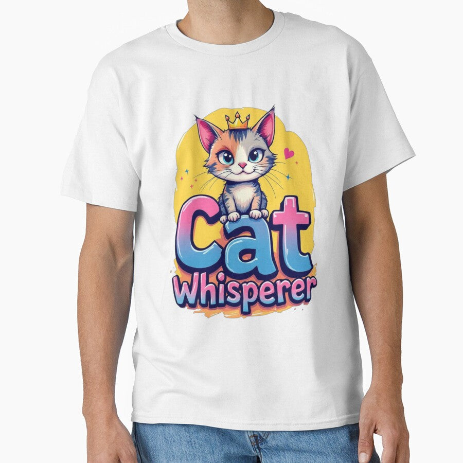 Cat Whisperer – Magical Feline Connection Design by Sweet Dreams & Fantasia T-Shirts, Hoodie, Sweatshirt (Image 1)