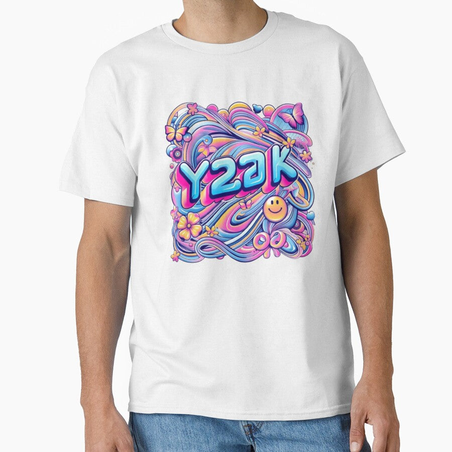 ✨ Retro Y2K Aesthetic - Vibrant Swirls & Smiley Faces ✨ by Do Style T-Shirts, Hoodie, Sweatshirt | BlankRebels.com (Image 1)