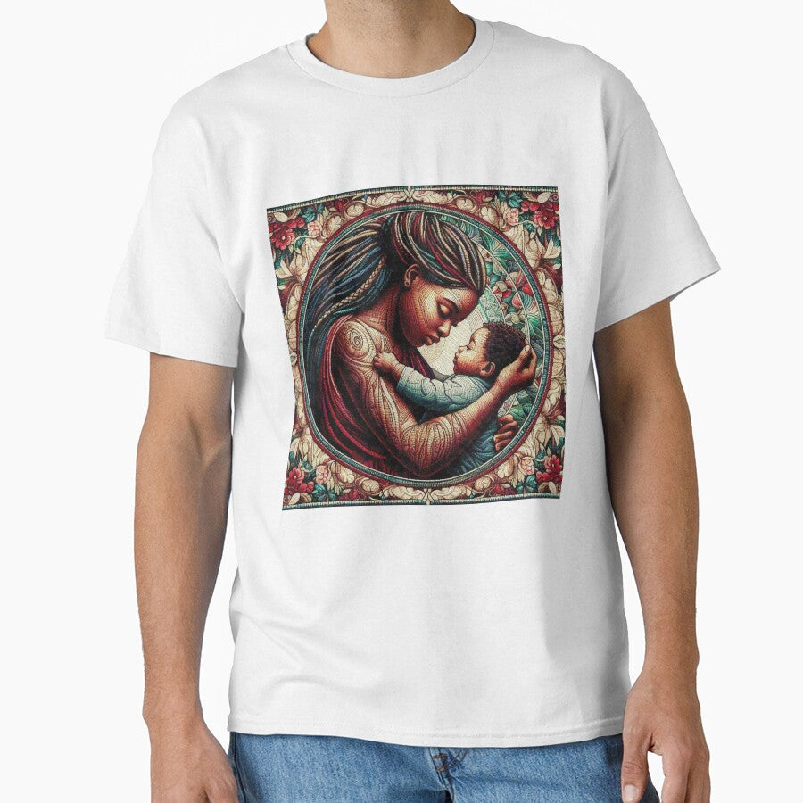 Mothers Day Sweet Bonding of Mother and Child by Illuministique T-Shirts, Hoodie, Sweatshirt | BlankRebels.com (Image 1)