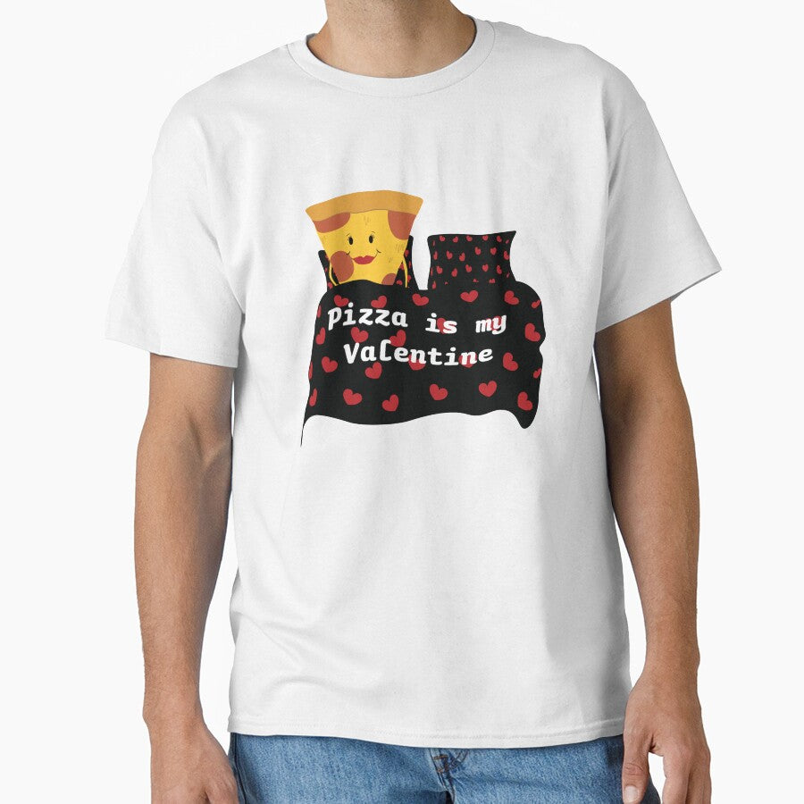 Pizza Is My Valentine awsome desgin Hearts Cute by KLINESTORE T-Shirts, Hoodie, Sweatshirt | BlankRebels.com (Image 1)