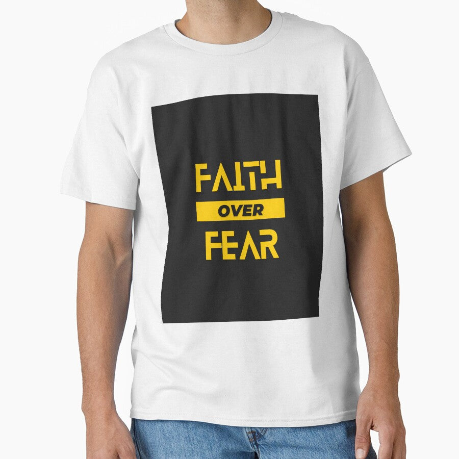 Faith Over Fear - Motivation Quote by Iden-store T-Shirts, Hoodie, Sweatshirt | BlankRebels.com (Image 1)