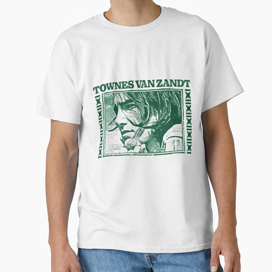 Townes Van Zandt  Retro Fan Art Design by HoldenRenner T-Shirts, Hoodie, Sweatshirt | BlankRebels.com (Image 1)