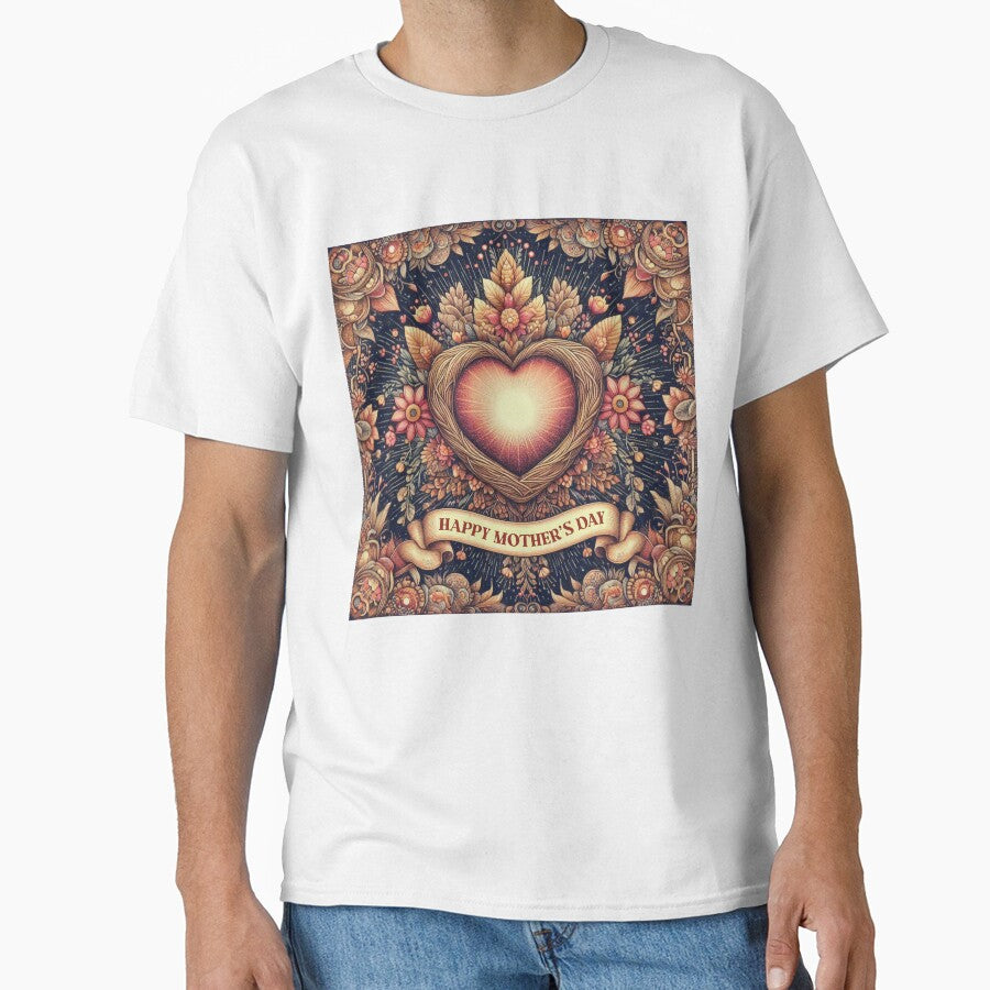 Heart Shaped Nest for Mothers Day by Illuministique T-Shirts, Hoodie, Sweatshirt | BlankRebels.com (Image 1)