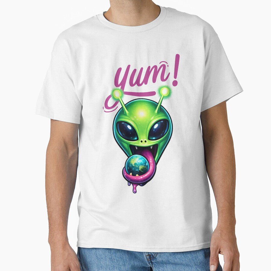 Comic book planet -  Earth Eater Color Yum! by No socks T-Shirts, Hoodie, Sweatshirt | BlankRebels.com (Image 1)