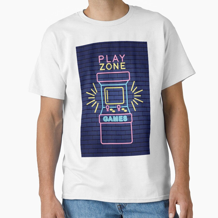 Play Zone  gamer, video game geek poster art by Arctic frame studio T-Shirts, Hoodie, Sweatshirt | BlankRebels.com (Image 1)