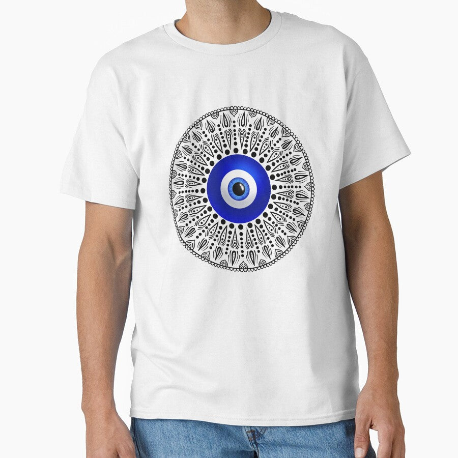 Evil eye black circle mandala by PMDesigns222 T-Shirts, Hoodie, Sweatshirt | BlankRebels.com (Image 1)