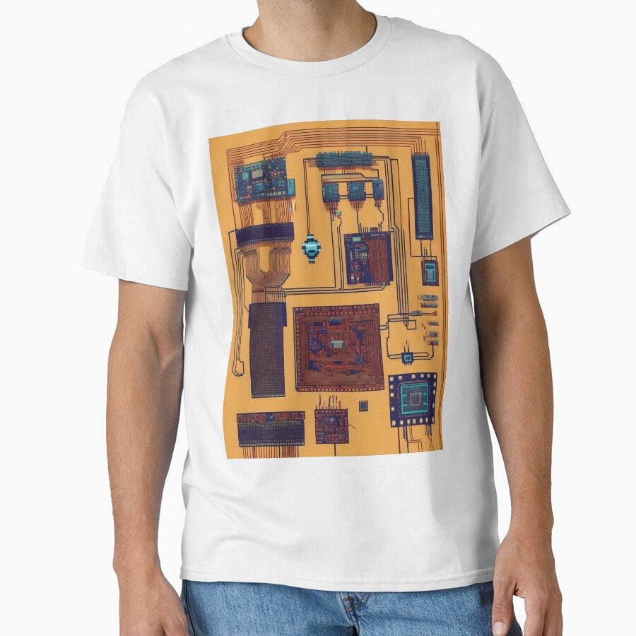 Pixelated Computer Abstract Art by Esterlane T-Shirts, Hoodie, Sweatshirt | BlankRebels.com (Image 1)