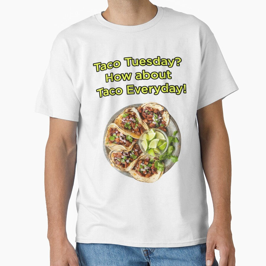 Funny Taco Everyday by Cat Haven & Rescue T-Shirts, Hoodie, Sweatshirt | BlankRebels.com (Image 1)