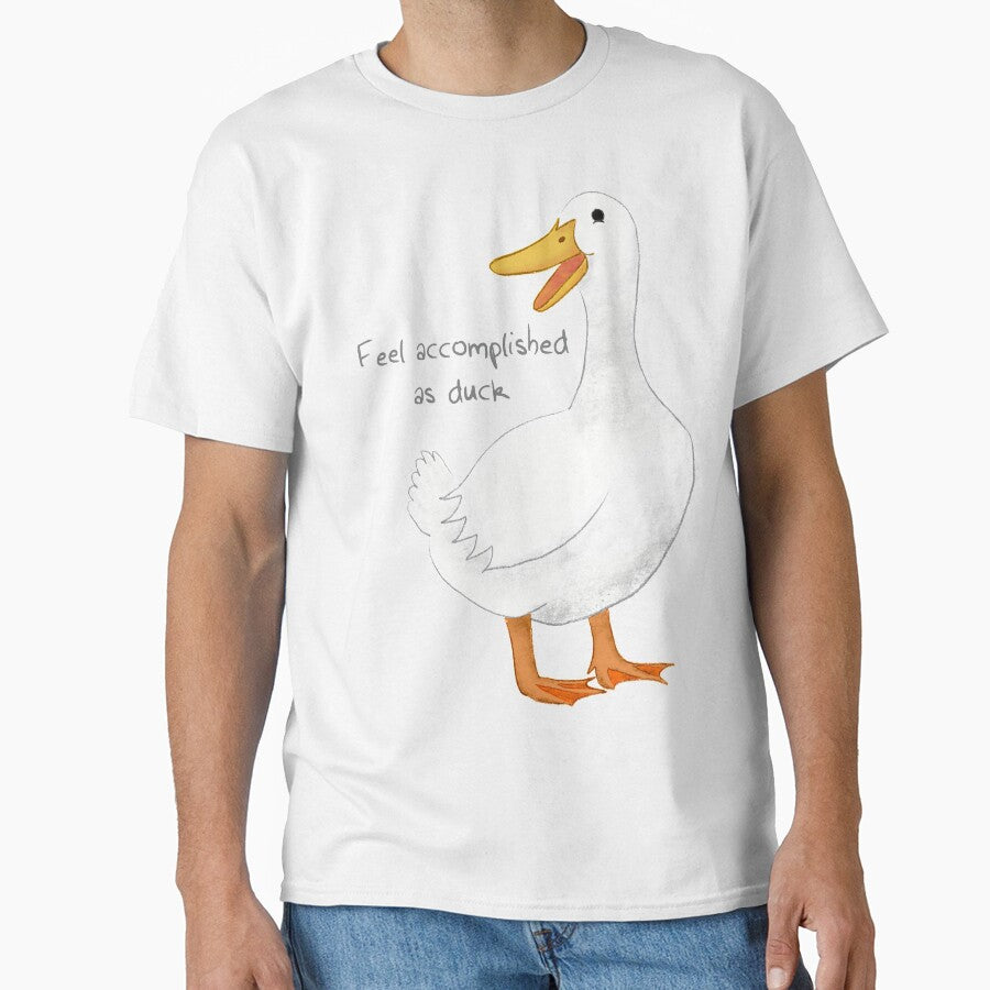 Feel Accomplished As Duck | words on left by KanComics